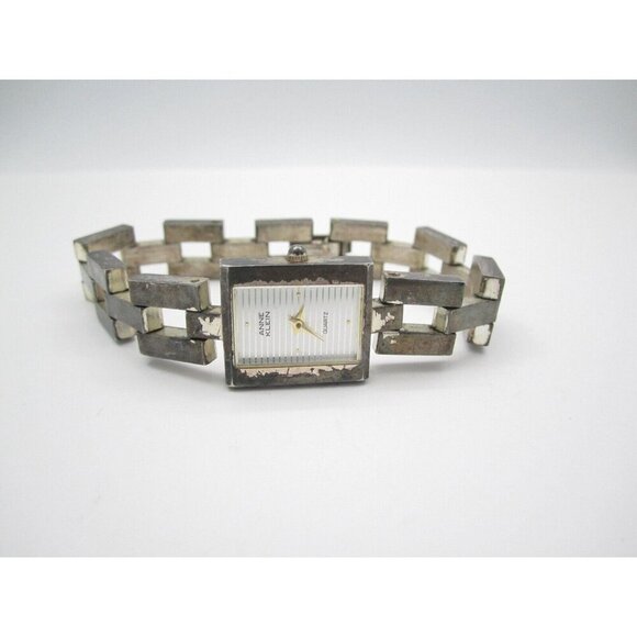 Women Anne Klein Quartz WR Analog 18mm Tank Watch (H615) "New Battery" - Picture 7 of 10